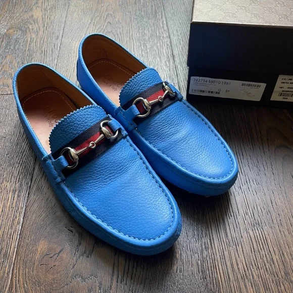 Gucci | Shoes | Gucci Loafers Drivers Horsebit Nappa Leather  display picture 2